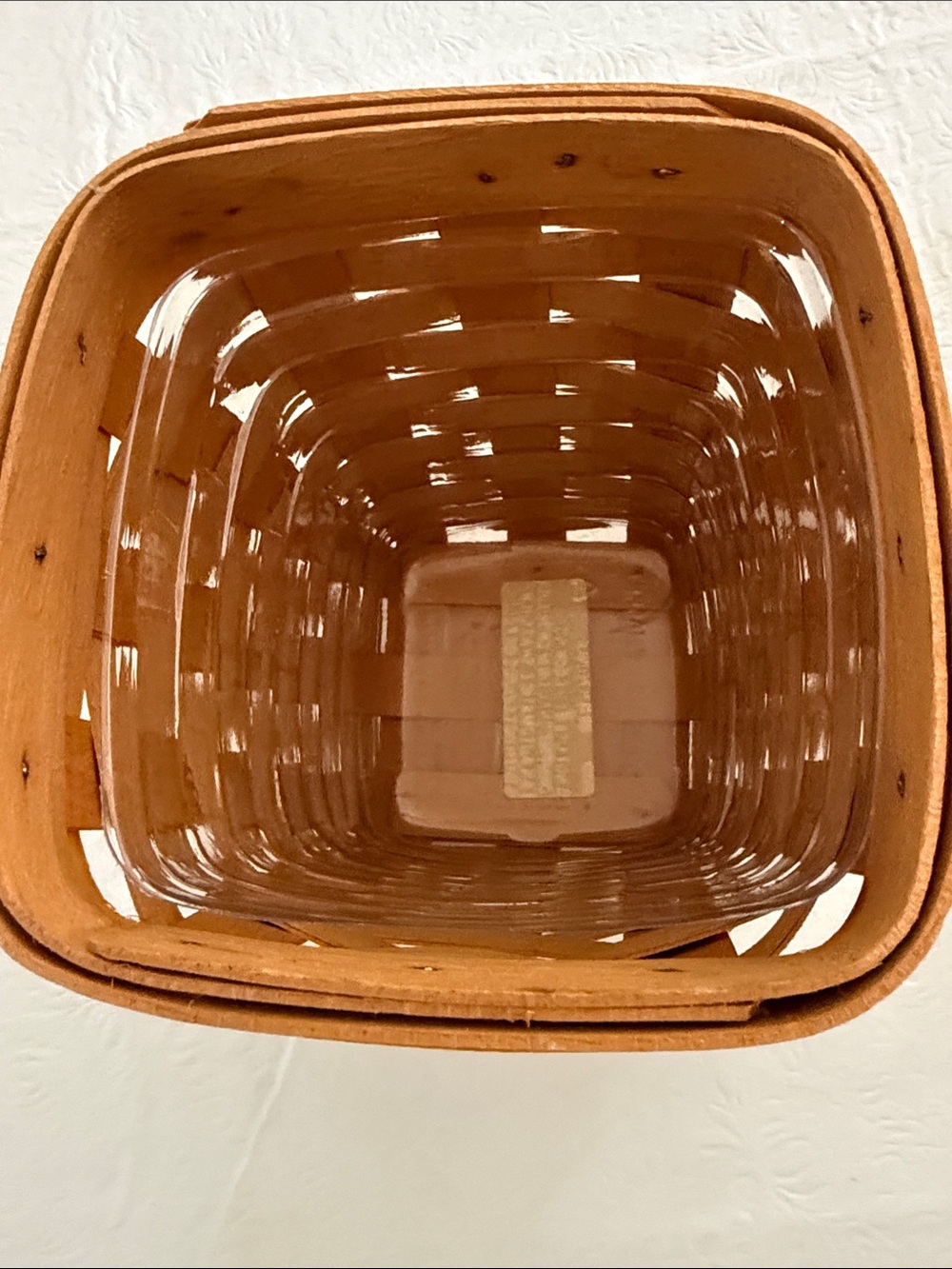 Longaberger Small Spoon basket with liner - Picture 2 of 6